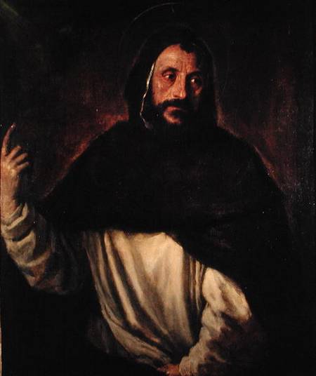 St. Dominic (1170-1221) from Tizian (aka Tiziano Vercellio)