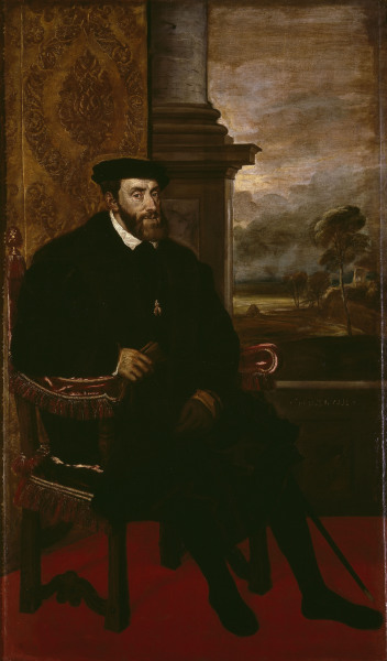 Charles V from Tizian (aka Tiziano Vercellio)