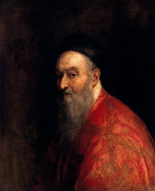 Portrait of a Venetian Senator from Tizian (aka Tiziano Vercellio)