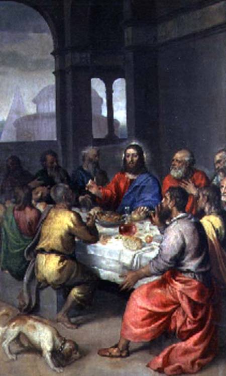 The Last Supper from Tizian (aka Tiziano Vercellio)