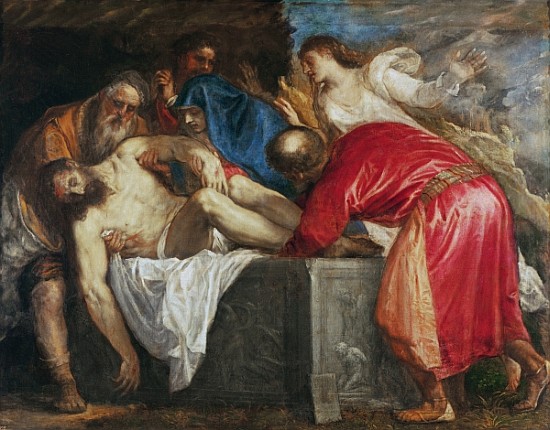 The Entombment of Christ from Tizian (aka Tiziano Vercellio)