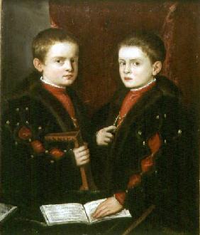 Portrait of Gerolamo Melchiorre (b.1536) and his brother Francesco Santo da Pesaro (b.1537)