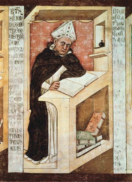 Albertus Magnus from Tommaso da Modena