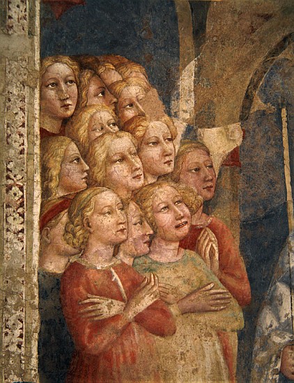 Fragments of heads from Tommaso Masolino da Panicale