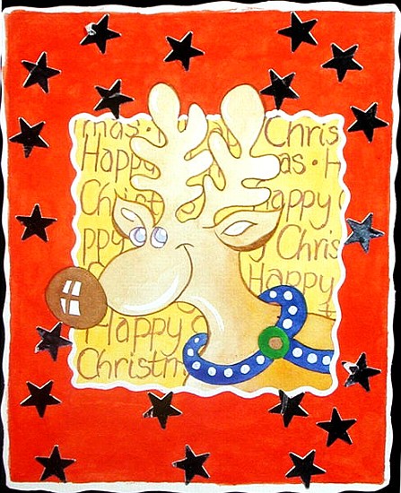 Happy Reindeer, 2005 (w/c on paper)  from Tony  Todd