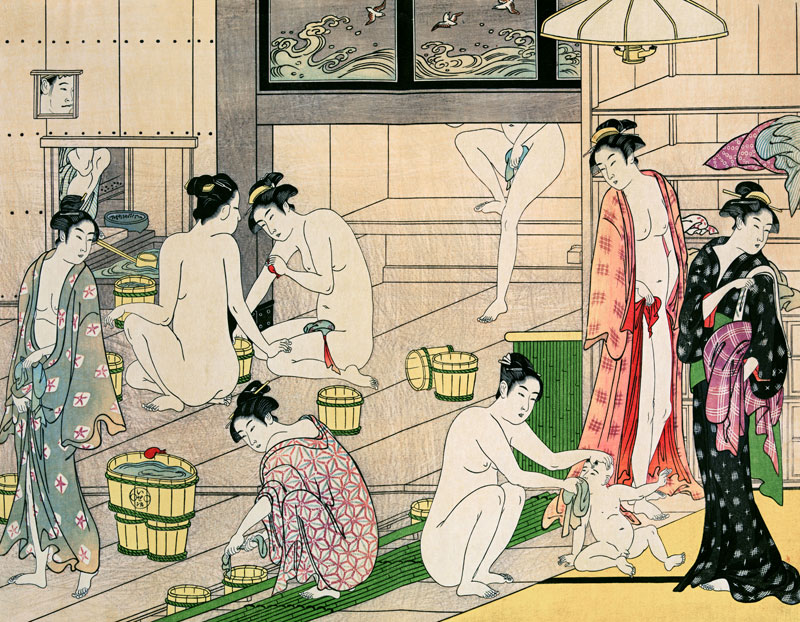 The Bathhouse Women from Torii Kiyonaga