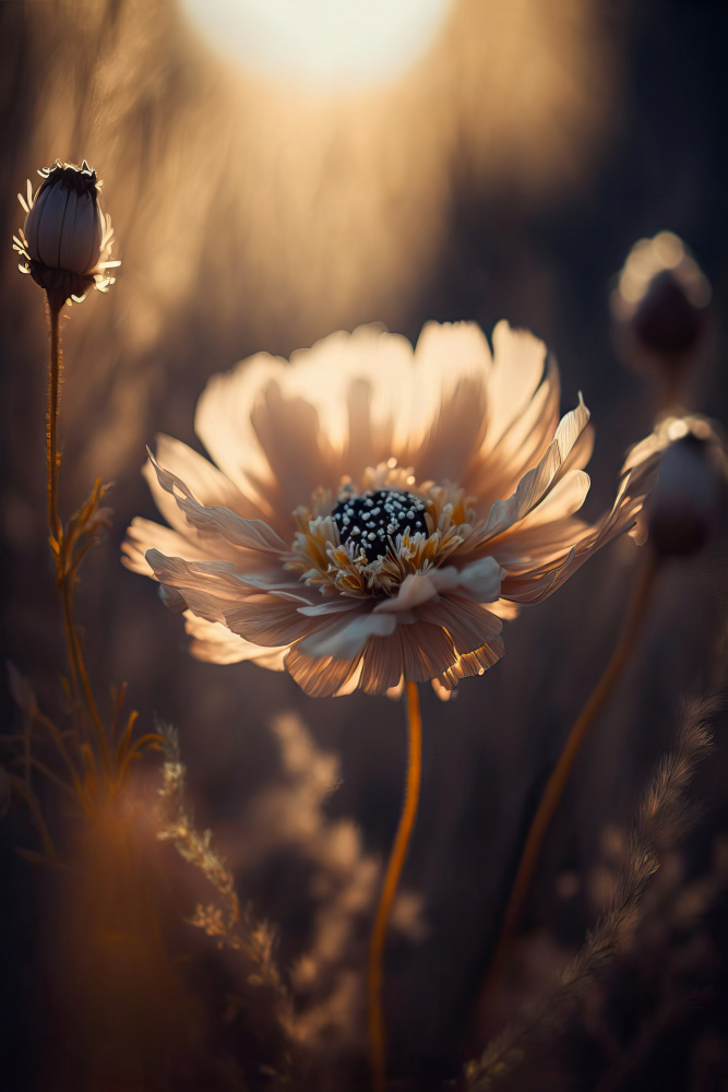 Flower in Morning Sun from Treechild