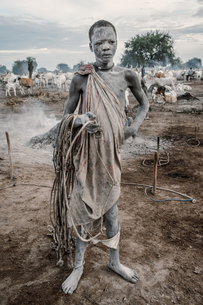Young Mundari herder from Trevor Cole