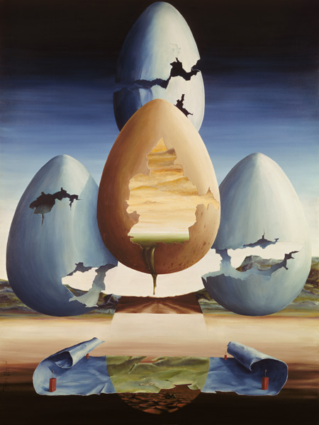 Eggs, 1971 (oil on canvas)  from Trevor  Neal