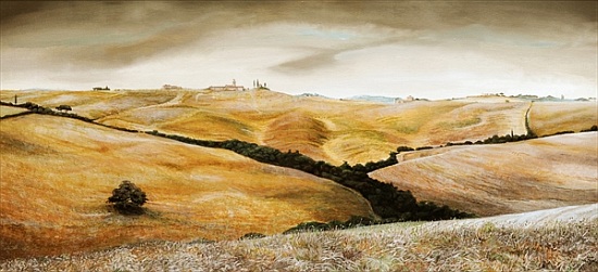 Farm on Hill, Tuscany from Trevor  Neal