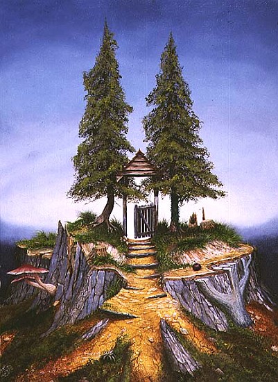 Treescape, 1992 (oil on canvas)  from Trevor  Neal