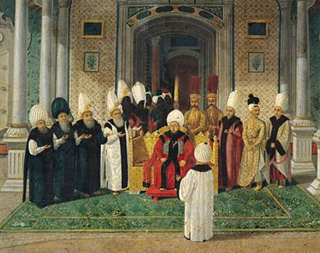 Reception at the Court of the Sultan Selim III (1761-1807) from Turkish School