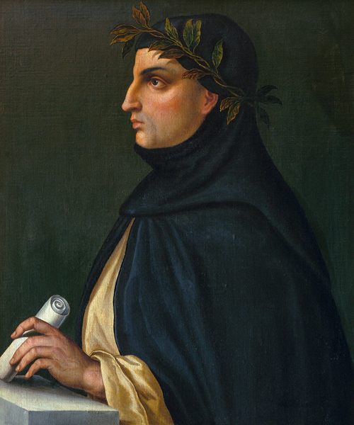 Bildnis des Dichters Giovanni Boccaccio  (1313-1375) from (around 1900) Anonym