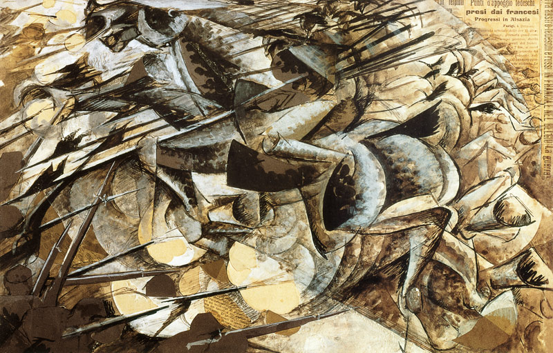 Charge of the Lancers from Umberto Boccioni