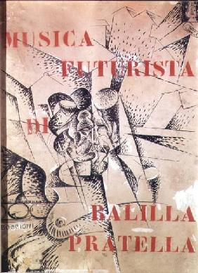 Design for the cover of 'Musica Futurista' by Francesco Balilla Pratella (1880-1955)
