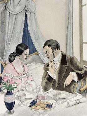Illustration for Madame Bovary by Gustave Flaubert (1821-80) published by Gibert Jeune, 1953