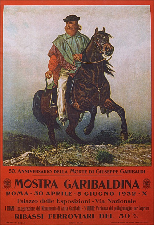 Fiftieth Anniversary of the death of Giuseppe Garibaldi from Unbekannter Künstler