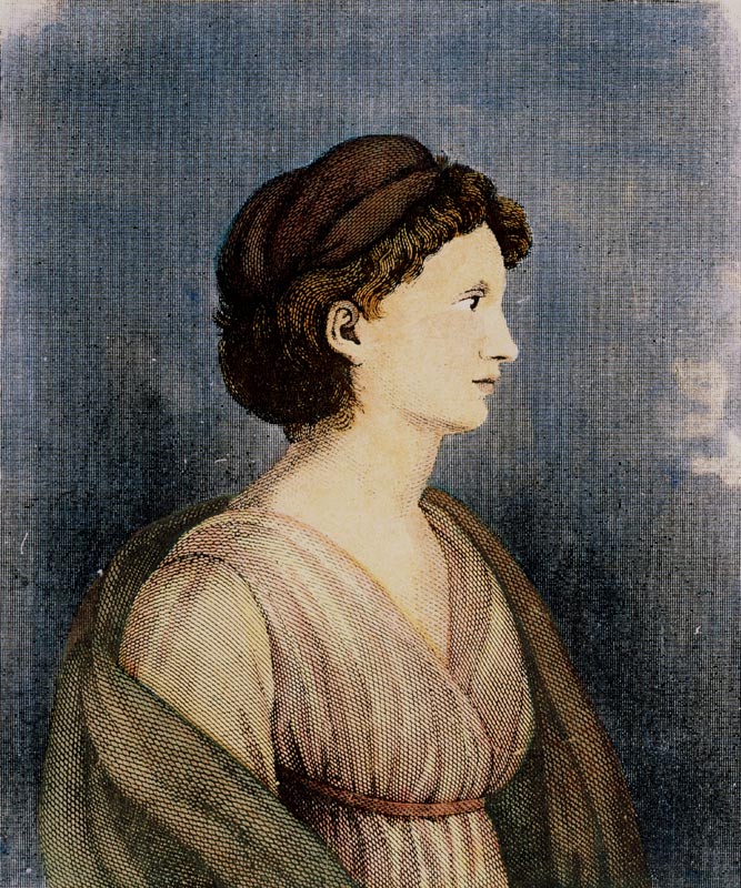 Caroline von Günderode from Unbekannter Künstler