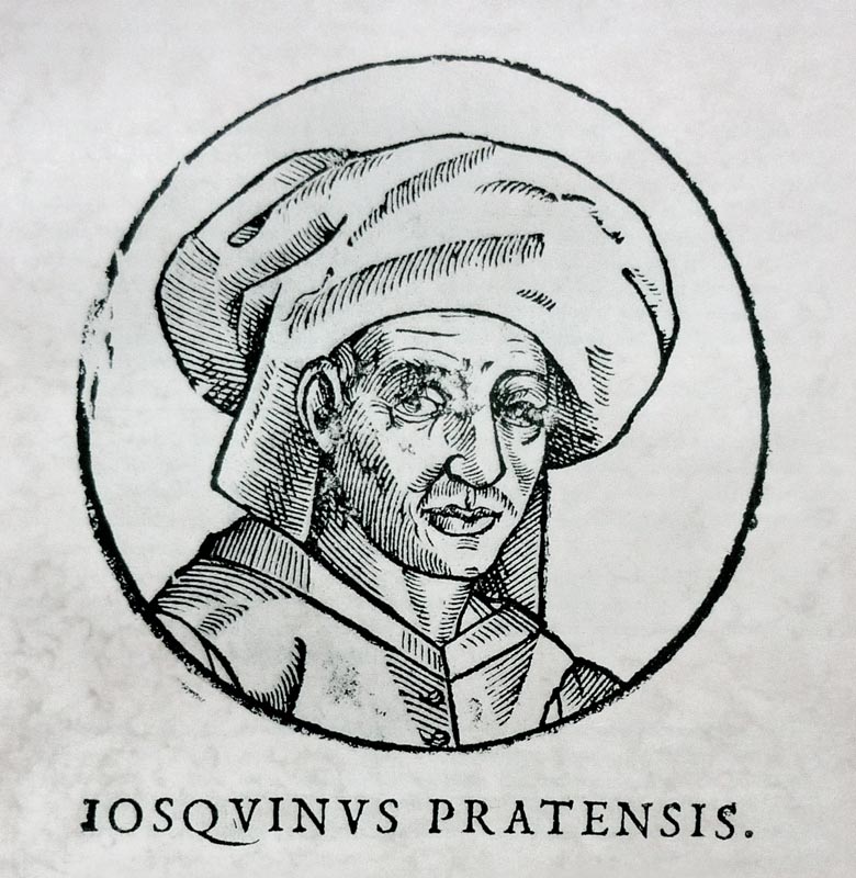 Portrait of the Composer Josquin des Prez from Unbekannter Künstler