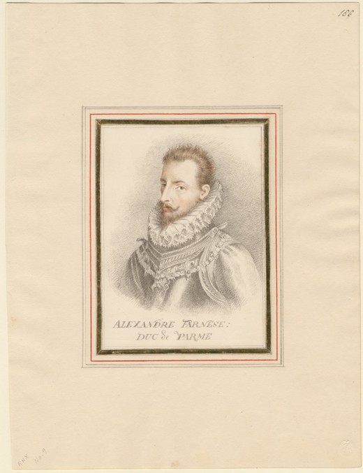 Alexander Farnese (1545–1592), Duke of Parma from Unbekannter Künstler