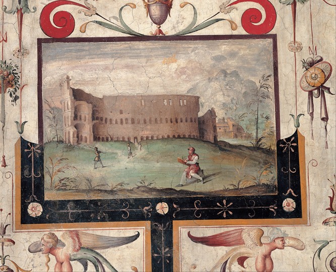 View of the Colosseum from Unbekannter Künstler