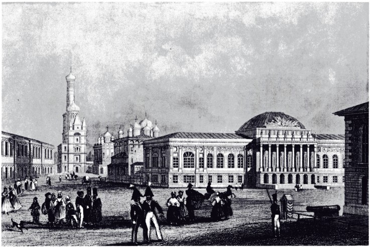 View of the Armory in Moscow from Unbekannter Künstler