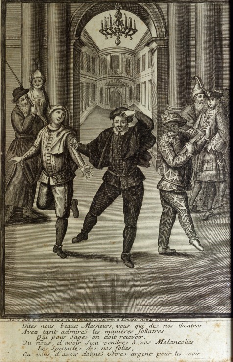 Commedia dell'arte from Unbekannter Künstler