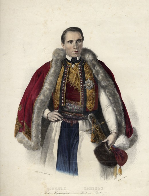 Danilo I (1826-1860), Prince of Montenegro from Unbekannter Künstler