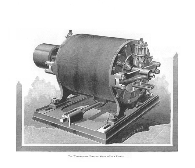 The Westinghouse Alternating Current Motor by Nikola Tesla from Unbekannter Künstler