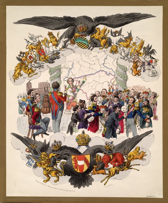 The Congress of Vienna (Caricature) from Unbekannter Künstler