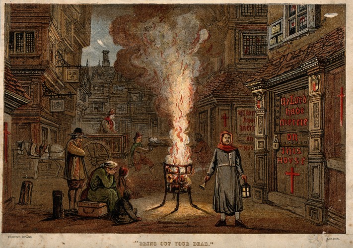 Great Plague in London, 1665 from Unbekannter Künstler