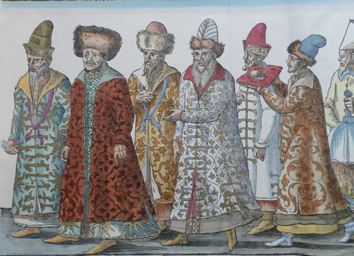The rulers of Moscow. Grand Duke Ivan III, Vasili III Ivanovich, Ivan IV the Terrible and their Amba from Unbekannter Künstler