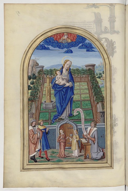 The Virgin Mary. From: Chants royaux en l'honneur de la Vierge au Puy d'Amiens from Unbekannter Künstler