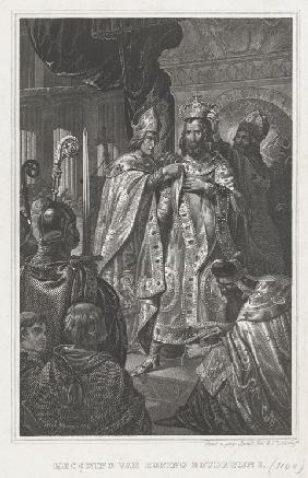 The coronation of Baldwin I on Christmas Day 1100
