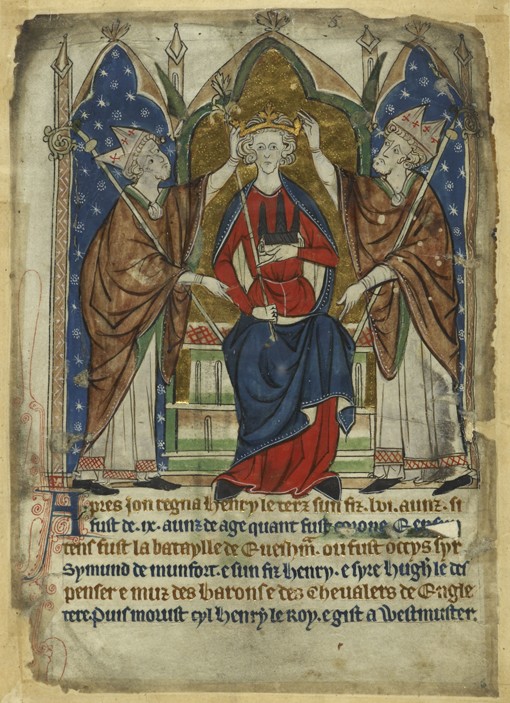 The coronation of King Henry III from Unbekannter Künstler