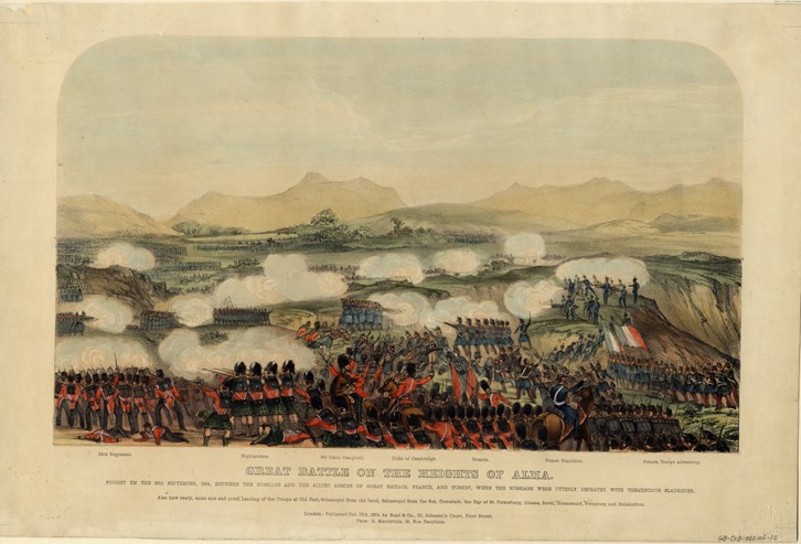 The Battle of the Alma on September 20, 1854 from Unbekannter Künstler