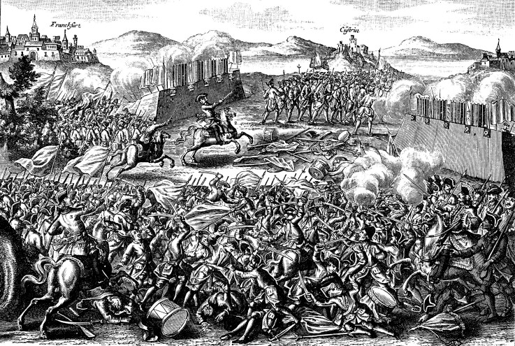 The Battle of Kunersdorf on August 12, 1759 from Unbekannter Künstler