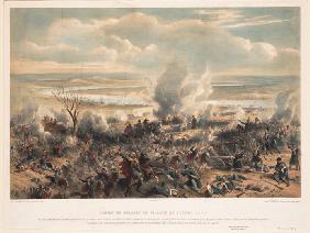 The Battle of Calafat on January 1854