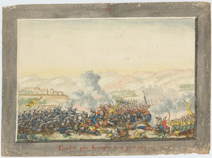 The Battle of Kulevicha on June 11, 1829 from Unbekannter Künstler