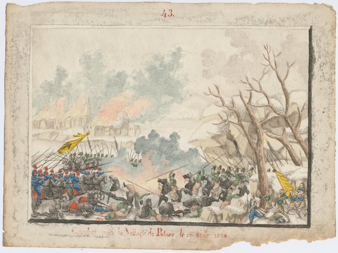 The Battle of Patnos on October 1828 from Unbekannter Künstler