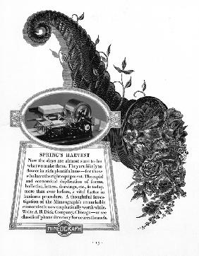 Advertisement for the Edison Mimeograph