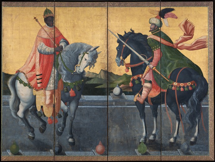 Western Kings on Horseback from Unbekannter Künstler