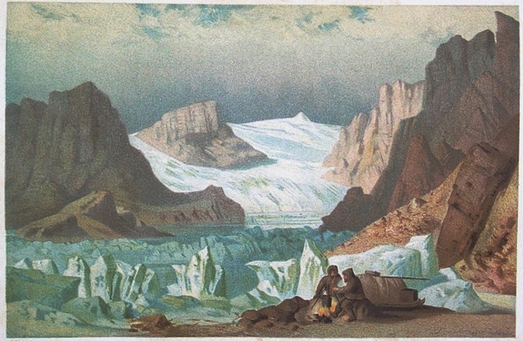 The second German northpolar expedition to the Arctic and Greenland in 1869 from Unbekannter Künstler