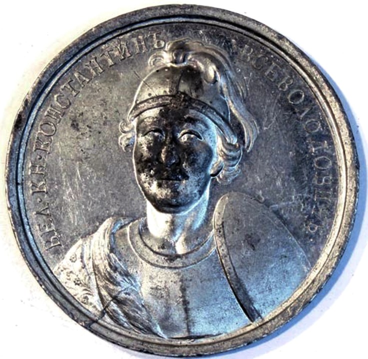 Grand Prince Konstantin Vsevolodovich of Vladimir (from the Historical Medal Series) from Unbekannter Künstler
