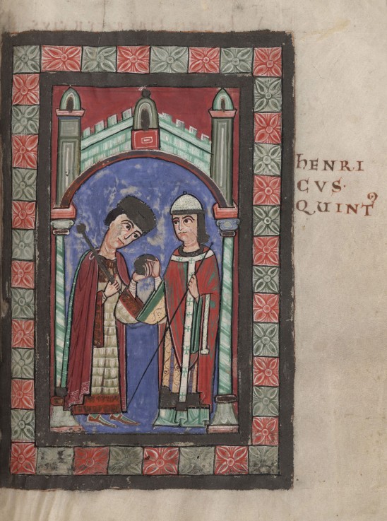 Emperor Henry V and Matilda of England at the Wedding Feast in Mainz on 7 January 1114 from Unbekannter Künstler