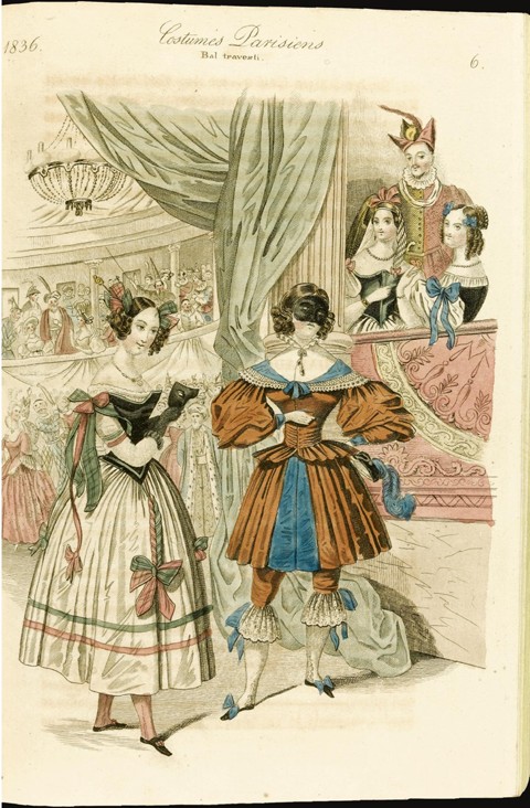 Illustration from the Frankfurt edition of  Journal des Dames et des Modes from Unbekannter Künstler