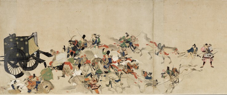 Illustrated Tale of the Heiji Civil War (The Imperial Visit to Rokuhara) 3 scroll from Unbekannter Künstler