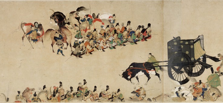 Illustrated Tale of the Heiji Civil War (The Imperial Visit to Rokuhara) 4 scroll from Unbekannter Künstler