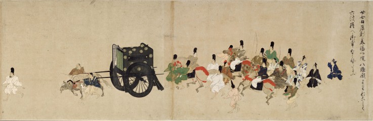 Illustrated Tale of the Heiji Civil War (The Imperial Visit to Rokuhara) 5 scroll from Unbekannter Künstler