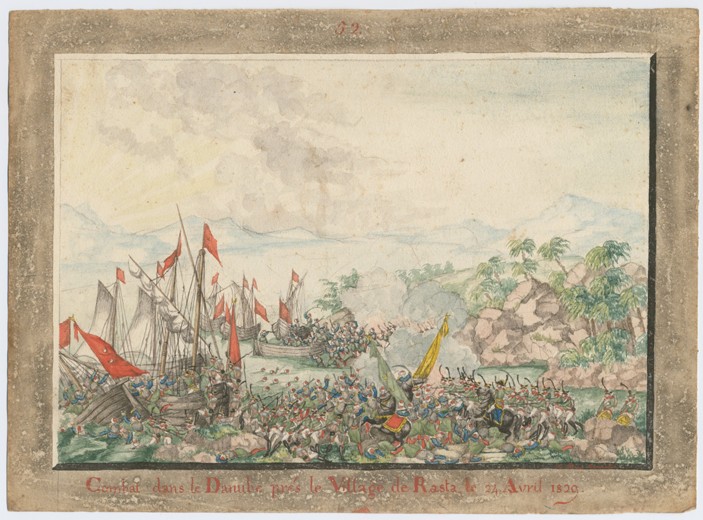 Battle of the Danube 1828 from Unbekannter Künstler